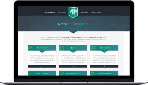 wp-securite, solution de maintenance et sécrité Wordpress